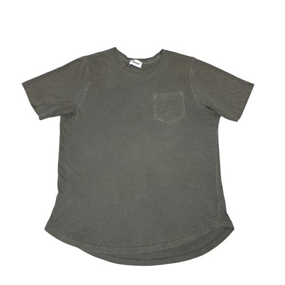Elwood Oversized Curved Hem Pocket Tee Shirt Men's Large Retro Casual - Picture 1 of 10